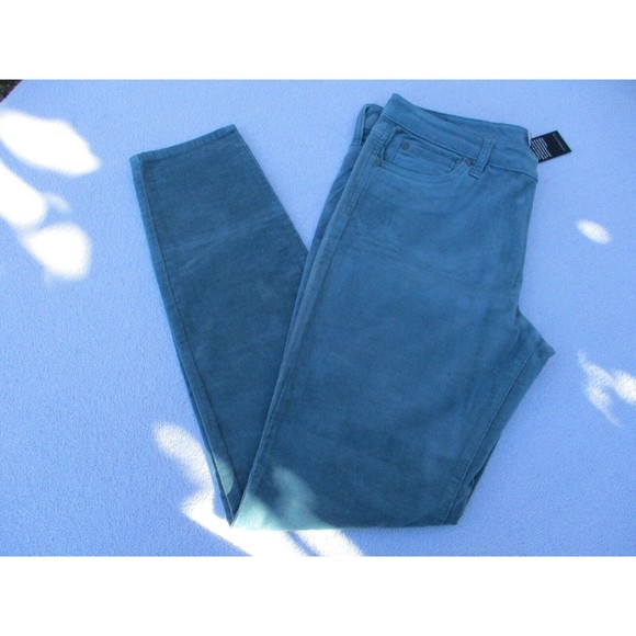 Kut from the Kloth Pants - Kut From The Kloth Corduroy Pants Women's Size 12 Diana Skinny Teal Blue New